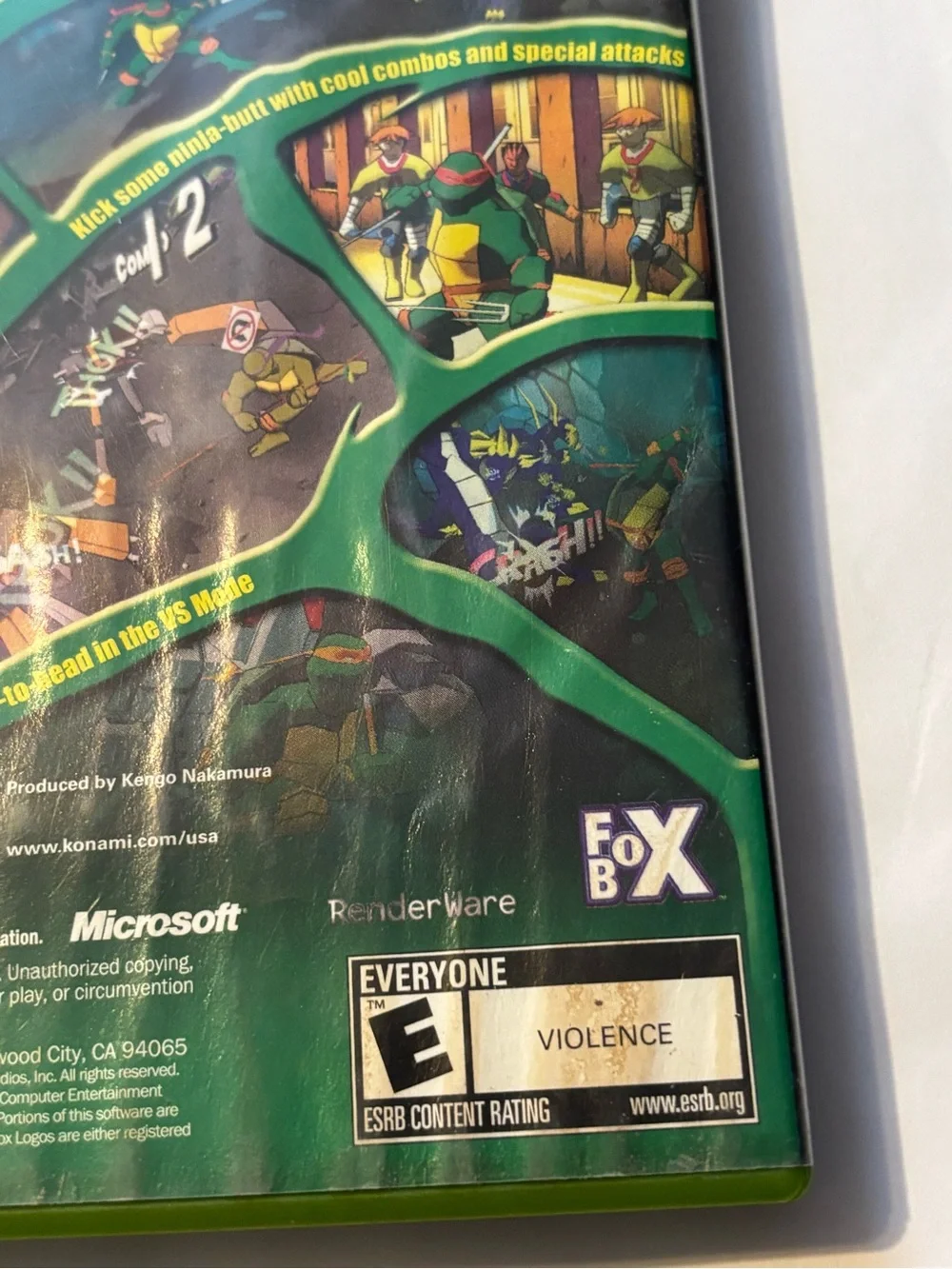 Xbox Teenage Mutant Ninja Turtles CIB